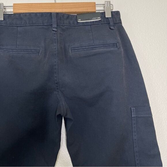 Joe’s Jeans Size 26 Cargo Pants Tapered Blue Black Wash Utility Raw Cuff SAMPLE - Picture 8 of 9
